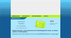 Desktop Screenshot of demenagement-valais.com